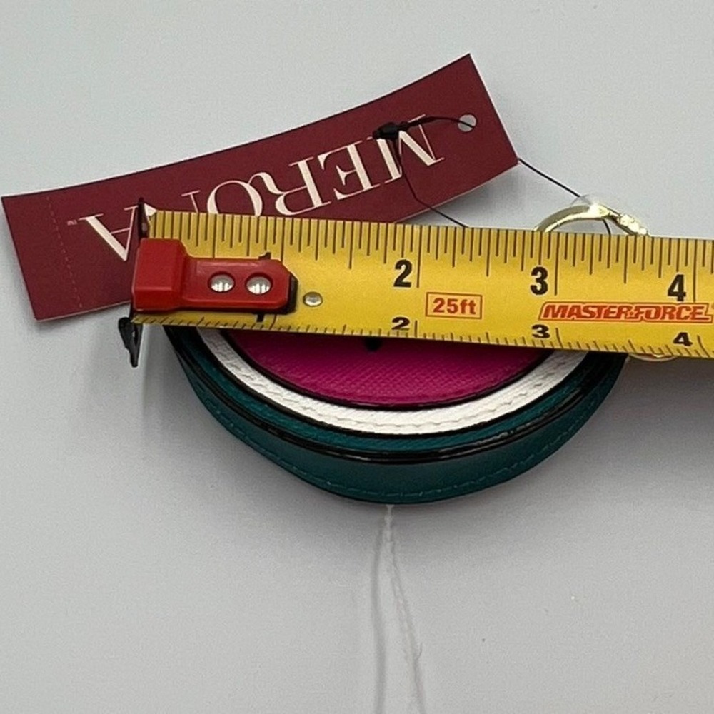 Merona Watermelon Coin Purse Women OS Pink Brand New Fruit Keychain Pouch - Picture 4 of 6